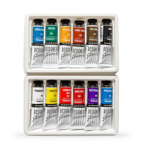 Daler Rowney Designers' Set Gouache Paint - Image 2