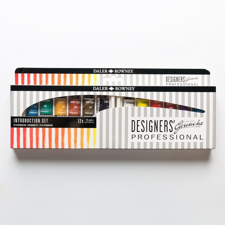 Daler Rowney : Designers' Gouache Paint : Introduction Set