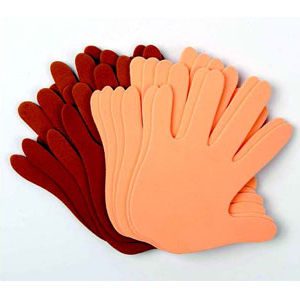 Hands On Craft Foam Shapes Hands 9 x 12 cm 12/pk