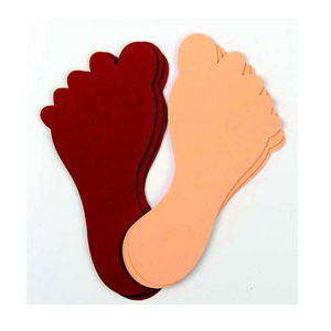 Hands On Craft Foam Shapes Feet 9 x 19 cm 6/pk