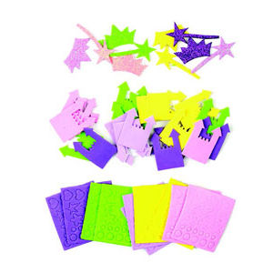 Hands On Craft Adhesive Foam Shapes Princess 240 Pcs