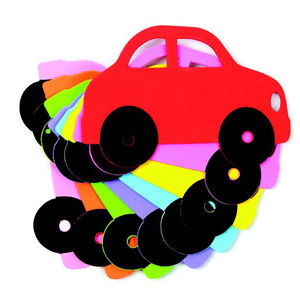 Hands On Craft Foam Shapes Car 13 x 8 cm 8 Pcs