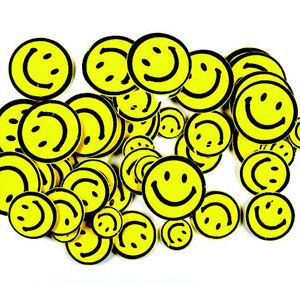 Hands On Craft Adhesive Foam Shapes Happy Face 2/3/4 cm 54 Pcs