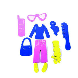 Hands On Craft Adhesive Foam Shapes Bath 60 Pcs