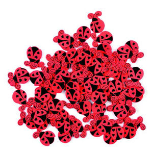 Hands On Craft Adhesive Foam Shapes Ladybugs 80 Pcs