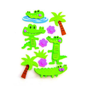 Hands On Craft 3D Foam Stickers Crocodile