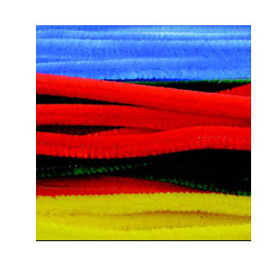 Hands On Craft Chenille Stem 9 mm x 30 cm 25 Pcs Dark Assorted