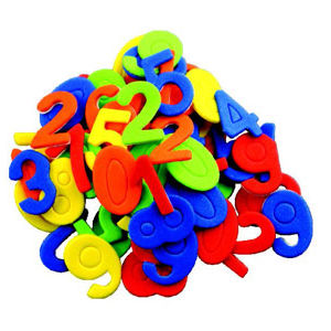 Hands On Craft Adhesive Foam Shapes Numbers 100 Pcs