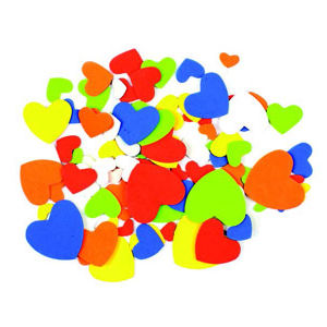 Hands On Craft Adhesive Foam Shapes Hearts 102 Pcs