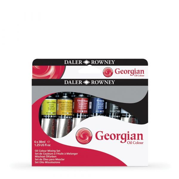 Daler Rowney Georgian Oil Mixing Set of 6 x 38 ml
