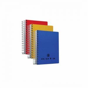 NOTA Pocket Notebook spiral- Squares- 9x12cm-100 sheets