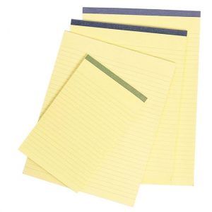 Notebook Yellow paper 80g- Lines- 50 sheets