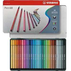 STABILO Pen 68 30pcs metal box