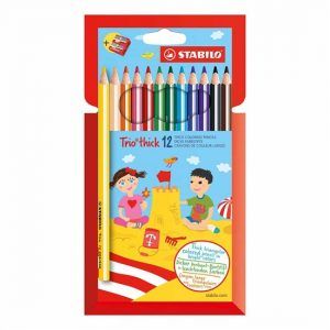 STABILO Trio 12pcs coloured pencil box