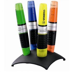 STABILO LUMINATOR 4pcs deskset