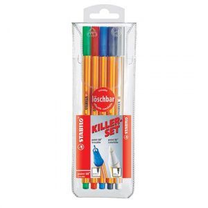 STABILO Point 88 ERASABLE 5 Pcs wallet