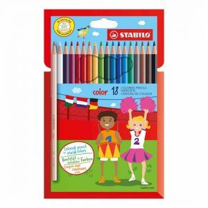 STABILO Coloring pencils 18 colors in a cardboard