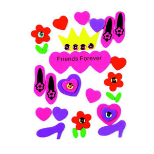 Hands On Craft 3D Stickers Foam Shapes Shoes