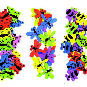 Hands On Craft Adhesive Foam Shapes Insects 50 Pcs