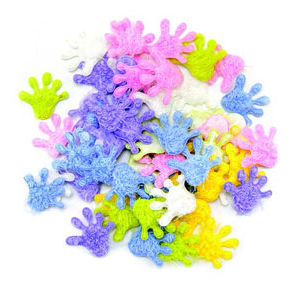 Hands On Craft  Fabric Shapes Hand 54 pcs