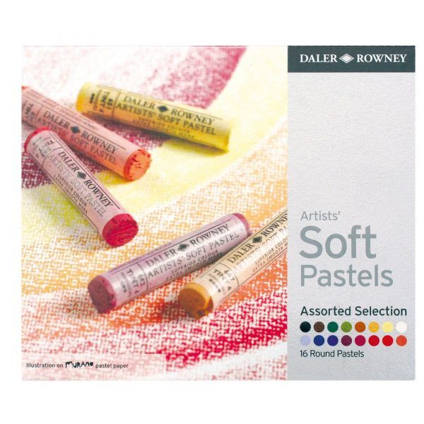 Daler Rowney Artists' Soft Pastel Set of 16 Assorted Selection