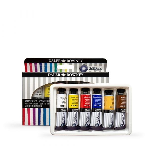 Daler Rowney Aquafine Gouache15ml Set of 12 - Image 2