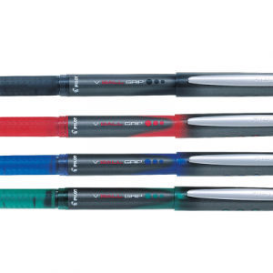 Pilot Roller Pen Liquid Ink V Ball Grip 0.7 mm Set/4 Colors
