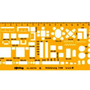 Rotring Furniture Template 1:50