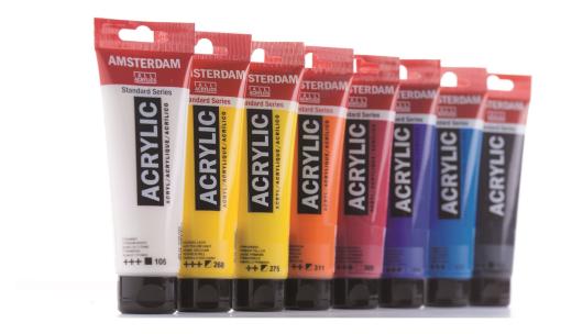 Amsterdam Standard Series Acrylic Tubes 120 ml - Diabco Stationery