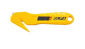Olfa Stretch Wrap Cutter with a Tape Slitter (Safety)