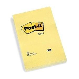 Post-It Yellow Notes 4 x 6 100 Sheets