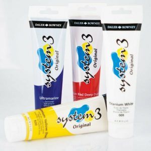 Daler Rowney System 3 Acrylic Paint Tubes 150 ml