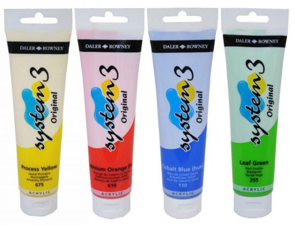 Daler Rowney System 3 Acrylic Paint Tubes 150 ml - Image 2