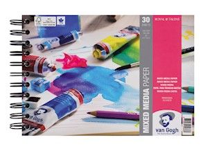 Mixed media paper blocks