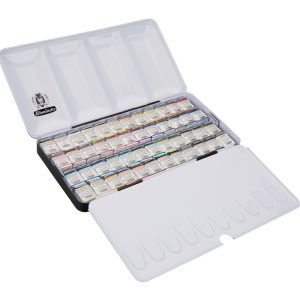 HORADAM Aquarell Metal box with 47 x half pans and ONETZ