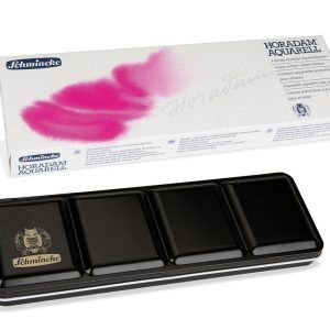 HORADAM Aquarell Metal box with 24 x half pans