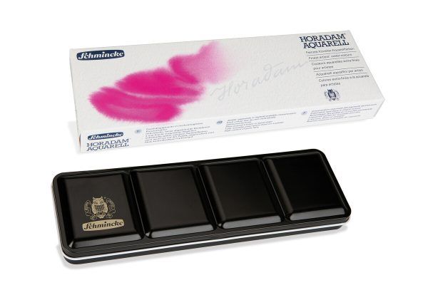 HORADAM Aquarell Metal box with 24 x half pans