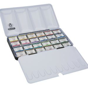 HORADAM Aquarell metal box with 24 x full pans