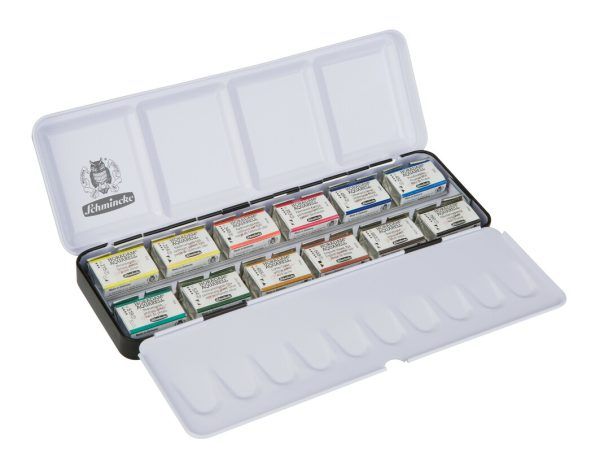 HORADAM Aquarell Metal box with 12 x large pans