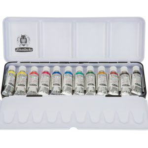 HORADAM Aquarell metal box with 12 x 5ml tubes