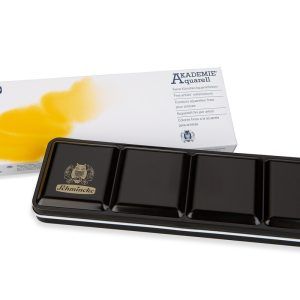 AKADEMIE Aquarell metal box with 24 x half pans