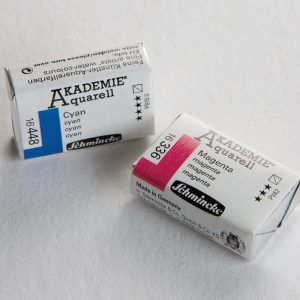 AKADEMIE Aquarell - Fine artists' watercolour paint (half pans)