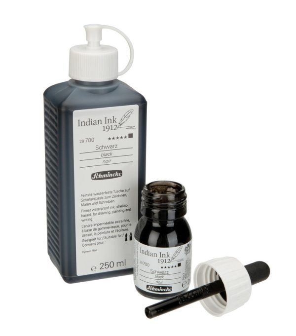 SCHMINCKE indian ink (black)