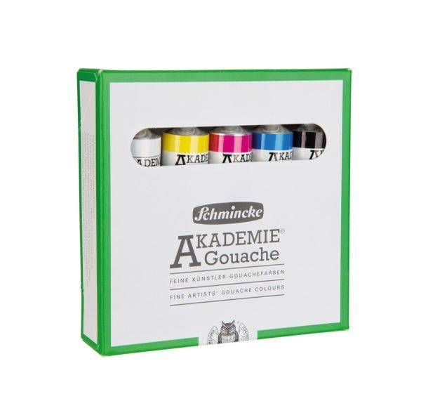 SCHMINCKE "AKADEMIE" Gouache set 5x20ml (primary colors)