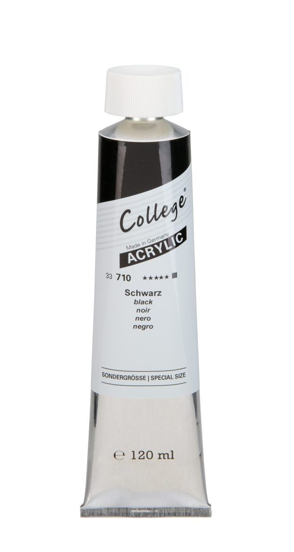 SCHMINCKE acrylic "COLLEGE" 120ml , black