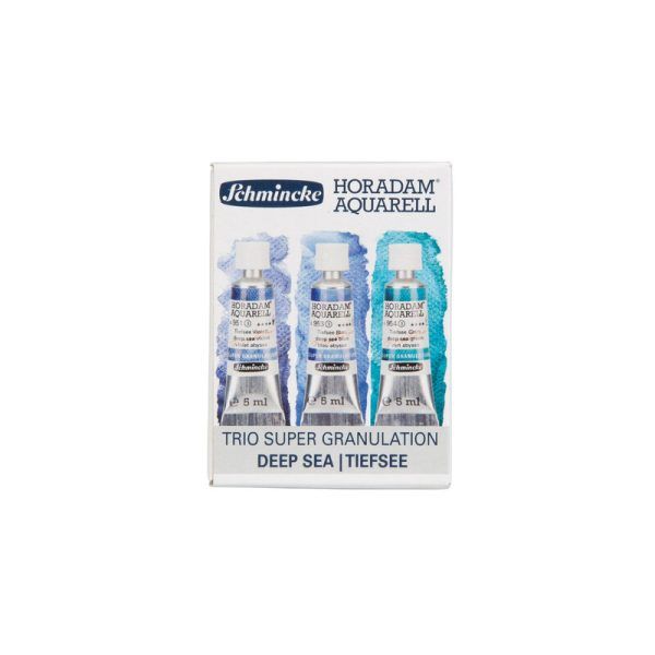 SCHMINCKE "HORADAM AQUARELL", TRIO SUPER GRANULATION (DEEP SEA) / 3x5ml