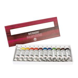 SCHMINCKE-MUSSINI finest resin oil paints, cardboard set, 12x15ml
