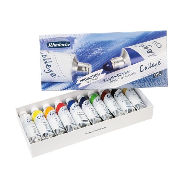 SCHMINCKE "COLLEGE" oil, set (10x35ml)