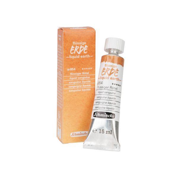SCHMINCKE liquid charcoal,earth "liquid sunguine" / tube 15ml