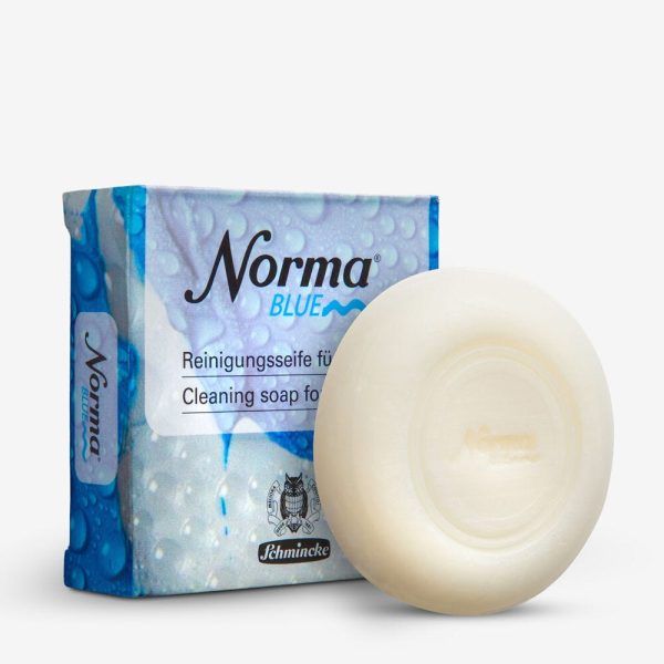 SCHMINCKE "Norma Blue" cleaning soap for brushes (vegan), 40gr